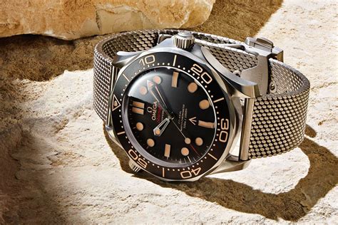 omega seamaster men's bond 007 edition titanium mesh 42mm 210.90.42.20.01.001|Omega Seamaster 007 watch.